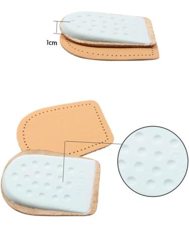 Minkissy Ball of Foot Cushions for Heels | Thickened Leather & Latex Half Insoles | Forefoot Cushion Pads for Women - Yellow S - Buy Online on GoSupps.com