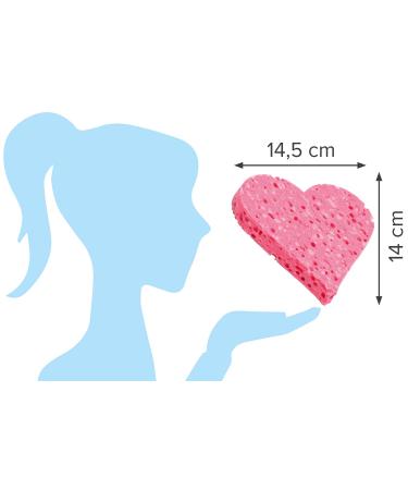 Calypso Natural Love Bath Sponge - Eco-Friendly Soft Bath Essentials for a Luxurious Spa Experience - Buy Online on GoSupps.com