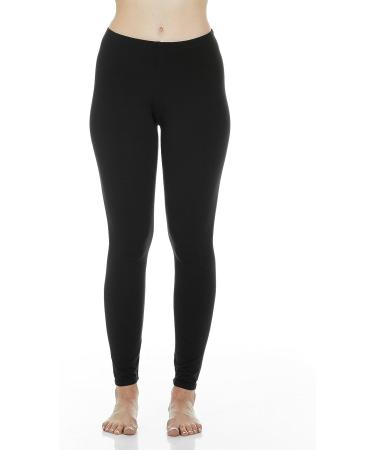 Thermajane Women's Fleece-Lined Thermal Underwear Bottoms in Black - Size Large - Buy Online on GoSupps.com