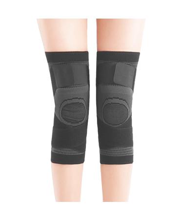 Focket XL Black Kneecap - Compression Knee Brace for Comfortable Pain Relief While Cycling - Buy Online on GoSupps.com