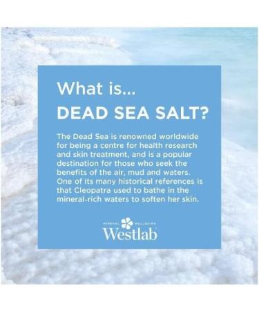 Westlab Soothing Dead Sea Salt 5kg Resealable Pouch - 100% Natural Mineral Salts for Nourishing & Soothing Dry Skin - Unscented - Pack of 1 - Buy Online on GoSupps.com