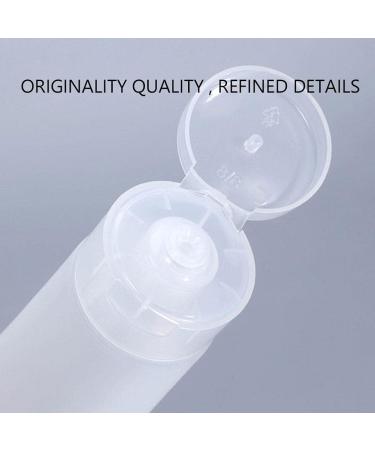 Kaikso-in Refillable Empty Tubes with Hinged Lid - 100ml Transparent Cosmetic Sample Containers (30 Pack) for Creams Shampoos Lotions & Gels - Buy Online on GoSupps.com