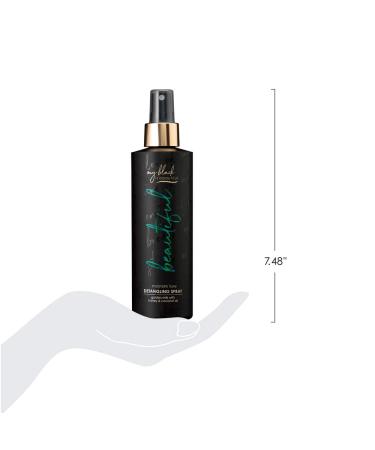 Black is Beautiful Detangler Spray - Sulfate Free with Coconut Oil, Honey, and Turmeric | 7.6 fl oz - Buy Online on GoSupps.com
