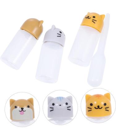 Zerodeko 1 Set Sauce Bottle Stuffed Animal Condiment Squeeze Bottle Small Bottles Travel Lip Gloss Insulation 1.5X1.5X3.5CM Assorted Color - Buy Online on GoSupps.com