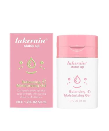 Water Gel Moisturiser - Face Moisturizer Gel For Oily & Acne Prone Skin - Oil Free Fast Absorbing Lightweight