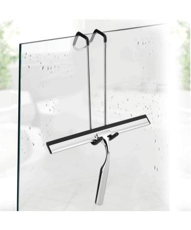 Glass Magnetic Window Cleaner Squeegee Cleaner Shower Kitchen Bathroom Mirror Rubber Wiper with Hanger Hook Rack - Buy Online on GoSupps.com
