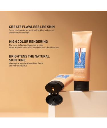 Unify Leg Complexion Cream Waterproof Leg Makeup Without Transfer Leg Beauty Cream Leg Complexion Corrector Cream (B m) - Buy Online on GoSupps.com