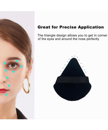 12Pcs Velvety Triangle Powder Puff Set for Flawless Makeup Application - Buy Online on GoSupps.com