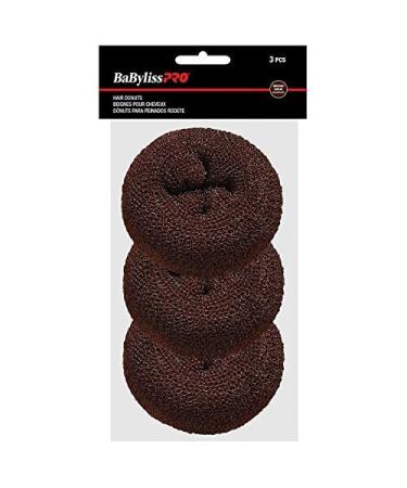 BaBylissPRO Hair Donuts 3.5 inch Diameter 3 per pack Black - Buy Online on GoSupps.com