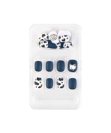 dijiusidy False Nail Perfect Matching Simple to Wear Fingernail Full Coverage Press Type Strong Viscosity Adjustable Paster Type 1 F741 Type 1 F741