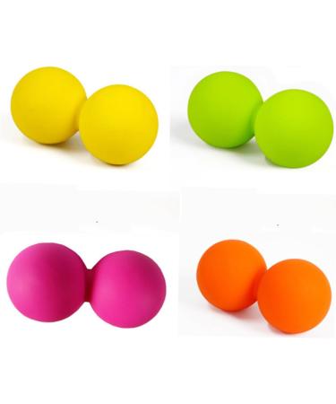 Frcolor 3ST Peanut Massage Ball - Myofascial Release & Relaxation - Solid Weightlifting Equipment for Yoga & Muscle Recovery - Buy Online on GoSupps.com