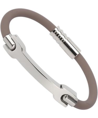 Buy Static Resistant Coffee Color Balance Bracelet | Negative Ion Waterproof Energy Bands for Health - Buy Online on GoSupps.com