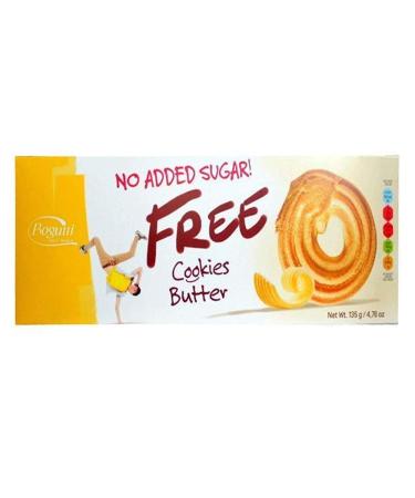 BOGUTTI Bogutti Butter Cookies No Added Sugar 135g