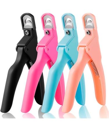 Nail Art Tips Clipper Trimmer Scissors Round Edge Finger Cutter Flase Nail Manicure Tool Nail Clippers Professional Trimmer(Svart) - Buy Online on GoSupps.com