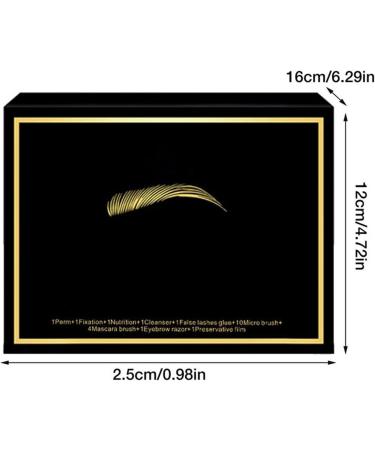Lash Lift Kit & Brow Lamination Kit 2 in 1 Lash & Eyebrow Perm Kit with Brow Brush Semi-Permanent DIY Perm Kit for Lashes Brows for Home DIY Salon Result Lasts 6-8 Weeks #4 - Buy Online on GoSupps.com