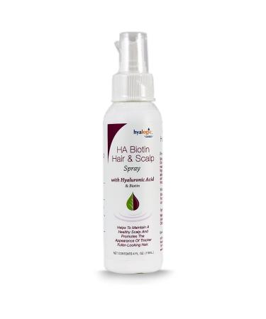 Hyalogic Biotin Hair Thickening Spray with Hyaluronic Acid - Promotes Thicker, Fuller Hair and Healthy Scalp | Clean Ingredients | Fragrance-Free | Gluten & Cruelty Free - 4 fl oz - Buy Online on GoSupps.com