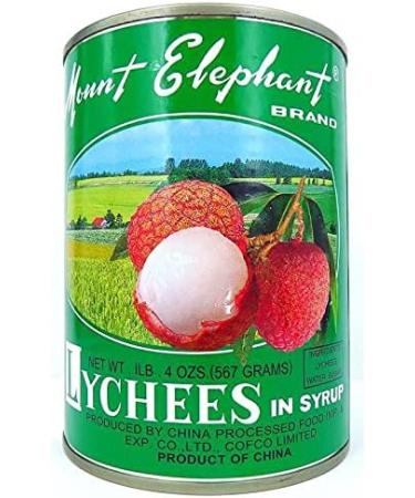 MOUNT ELEPHANT Lychees in Syrup 565G Pack of 4 Sold as a Lot - Buy Online on GoSupps.com