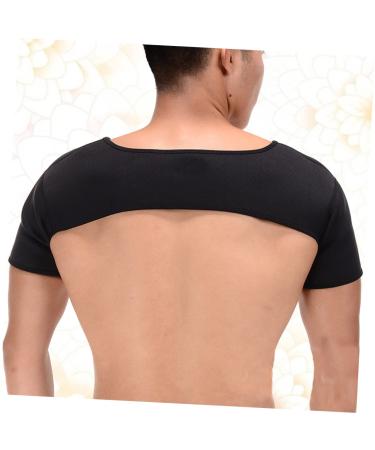 FRCOLOR 2pcs Double Shoulder Brace for Men - Weightlifting & Sports Protective Gear - XL Black Seamless Fitness Braces - Buy Online on GoSupps.com