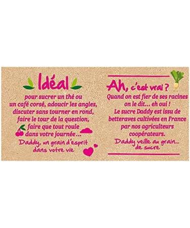 DADDY - Demi Morceau De Sucre 750G - Lot De 4 - Vendu Par Lot - Buy Online on GoSupps.com