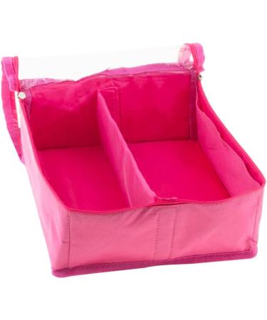 Missouri Star Pink Small Storage Bag for Precut Fabrics | Sewing Box Organizer | Canvas Carrying Case with Dividers for Quilting Projects - Buy Online on GoSupps.com