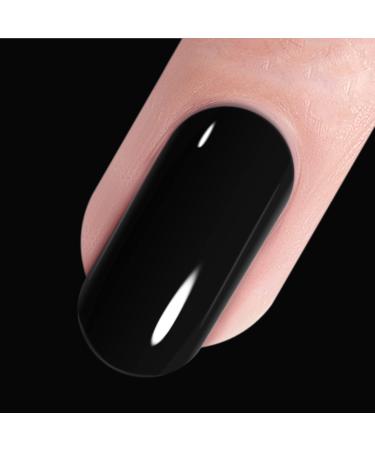 Vishine Professional UV LED Gel Nail Polish Varnish - Black (1348) - Buy Online on GoSupps.com