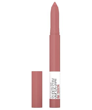 Maybelline New York Super Stay Ink Crayon Lipstick No. 105 On The Grind - Matte Long-lasting 1.5g | Buy Worldwide - Buy Online on GoSupps.com