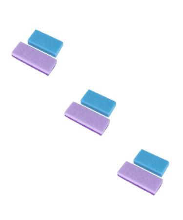 FRCOLOR 6pi ces Outils De P dicure Pierre ponge Exfoliante Pour Retirer Peaux Mortes Et Durillons Nettoyage Des Couleurs Al atoires