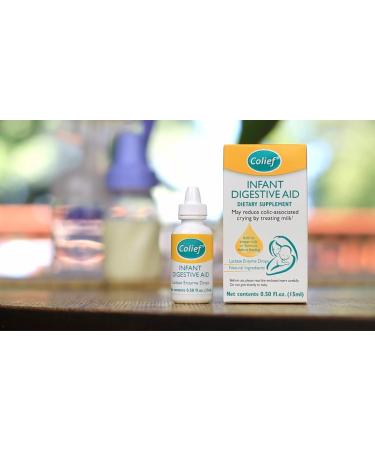 Colief Infant Digestive Aid - Natural Gas Drops for Babies | Relief from Colic, Bloating & Fussing | 90 Servings - Buy Online on GoSupps.com