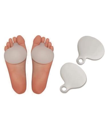 Orthopedic Silicone Metatarsal Pads for Foot Pain Relief - 4 Pack of Ball of Foot Cushions and Plantar Fasciitis - Self-Adhesive Reusable and Washable Metatarsal Pads for Men and Women