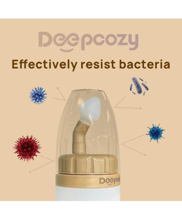 Soft Tip Neti Pot Squeeze Bottle for Adults & Kids - 300ml Nasal Wash with 30 Saline Packets | Sinus Rinse & Pressure Irrigation - Buy Online on GoSupps.com