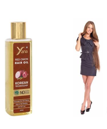 Red Onion Hair Oil With Black Seeds Aloe Oil Vit-E Bhringraj Oil Amla Oil Brahmi Oil For Men By Korean Technology