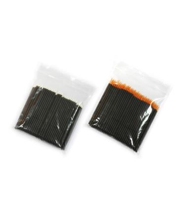 BIUDECO 50pcs Eyeliner Brush for Liner White Eye Liner Eye Makeup Tools Liquid Eyeliner Disposable 10*0.5cm White