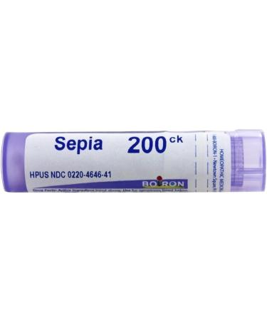 Boiron Sepia 200CK - Buy 80 Pellets | Homeopathic Remedy for Natural Healing - Fast International Shipping - Buy Online on GoSupps.com