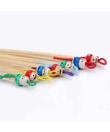 Hemoton 5PCS Bamboo Ear Pick Set - Wooden Doll Head Ear Wax Removers for Adults & Kids - Ear Cleaning Tool - Buy Online on GoSupps.com
