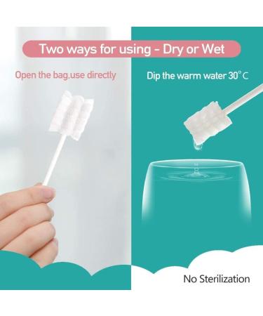 Baby Toothbrush & Tongue Cleaner 36 Count - Infant Oral Care Cleaning Stick for 0-36 Month Babies - Buy Online on GoSupps.com