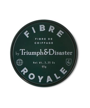 TRIUMPH & DISASTER | Fibre Royale Hair Styling Wax | Strong Hold Pomade for Thick Hair - Natural Finish for Men & Women  3.35 oz