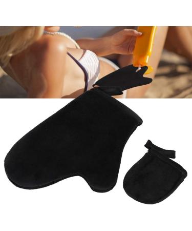 Self Tanner Mitt Lotion Even Tanning Applicator Glove Essential Beach Accessory for Self Tanning Enthusiasts(Black) - Buy Online on GoSupps.com