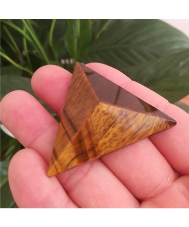 Natural Crystal Pyramid Quartz Tiger Eye Pyramid Reiki Minerals Quartz Crystal Stone Gems Stone Mineral Specimen