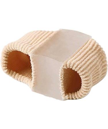 Breathable Fabric Toe Spacers Separators for Bunion Pain Relief - Gel Lining with Double Loops for Overlapping Toes - Dry Foot Skin Remover - One Size - Buy Online on GoSupps.com