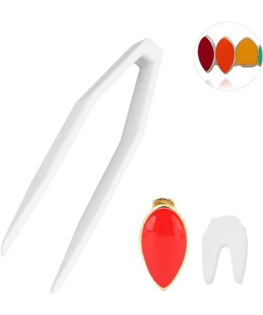 ICRPSTU Hip Hop Teeth - Removable Halloween Dentures Accessories (Red) - International Shipping Available - Buy Online on GoSupps.com