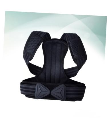 FOMIYES Adjustable Upper Posture Brace for Women Men & Kids - Universal Fit Black Vest for Better Posture Support - Buy Online on GoSupps.com