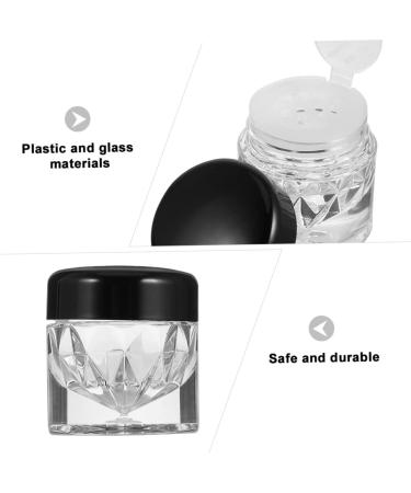 DOITOOL Storage Bottles 10pcs Loose Powder Bottle Empty Bottle Terrariums Concealer Powder Bottles Travel Dispenser Pack Black 3x2.5x2.5cm - Buy Online on GoSupps.com