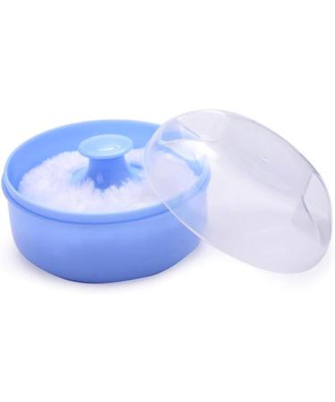 boite de poudre avec Puff d'eponge souple cosmetique de et corps de/conteneur (bleu) - Buy Online on GoSupps.com