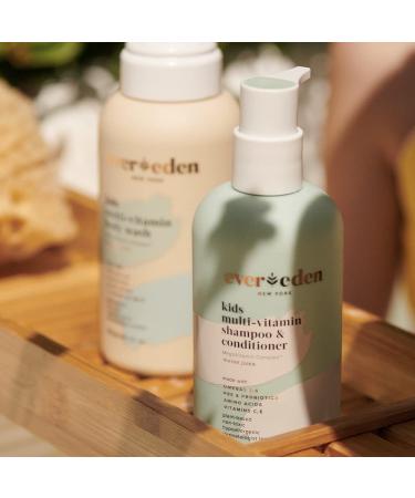 Evereden Kids 2 in 1 Shampoo and Conditioner - Melon Juice 10.1 fl oz | Natural Plant Based Skin Care | Non-Toxic & Organic Ingredients | Multi-Vitamin Skin Care for Kids - Buy Online on GoSupps.com