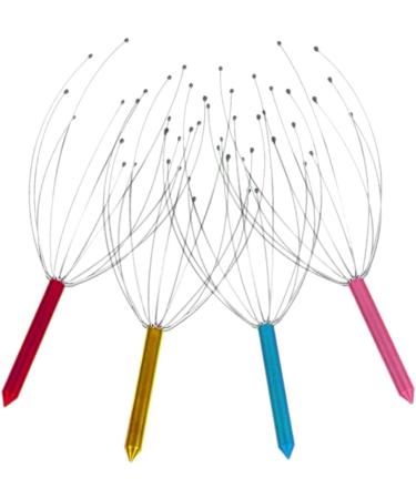 Healvian 12 PC Metal Spatula Head Massager & Scalp Tool | Stress Relief Handy Head Massage Device for Ultimate Relaxation - Buy Online on GoSupps.com