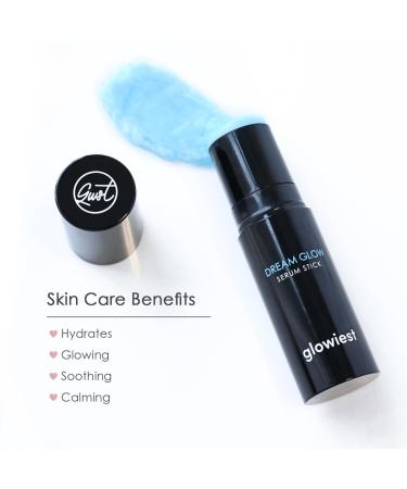 Dream Glow Serum Stick - RICE + HYALURONIC ACID | Daily Hydrating Booster for Face Lips Eyes Neck & Body | Concentrated Korean Skincare Treatment - 0.37 oz - Buy Online on GoSupps.com