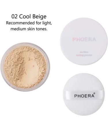 Phoera Cover Make Up Foundation Set - Matte Airbrush Foundation Makeup Primer Setting Powder & Spray for Flawless Finish | Shop Internationally - Buy Online on GoSupps.com