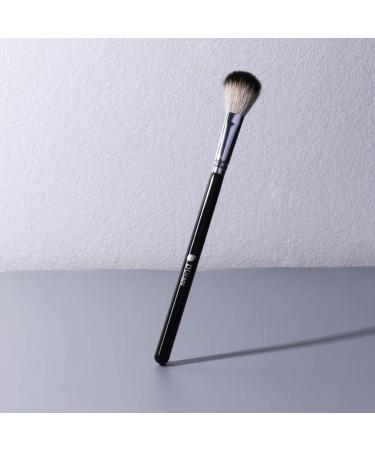 DUcare Highlighter Fan Brush - Silvery & Black Makeup Cosmetics Tool - Buy Online on GoSupps.com