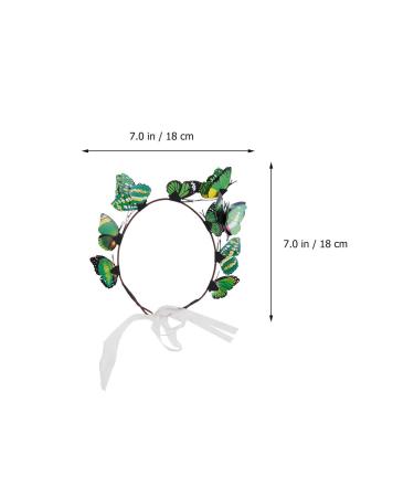 Lurrose Butterfly Headband - Fairy Hairdress for Halloween Parties & Photos | Mixed Colors - Buy Online on GoSupps.com