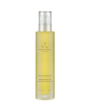 Aromatherapy Associates Support Nourishing Enrich Body Oil - Luxurious Coconut & Macadamia Oil for Smooth Skin (3.4 fl oz - Buy Online on GoSupps.com